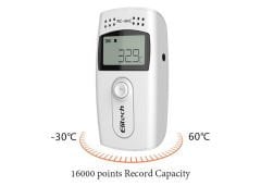 Elitech RC-4HC Sıcaklık ve Nem Kaydedici Datalogger | PDF Rapor | Kablolu Prob