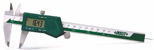 İnsize 1119-150 Dijital Kumpas | 150 mm, 0.03 mm Hassas Yuvarlak Derinlik Çubuklu Paslanmaz Ölçüm Aleti