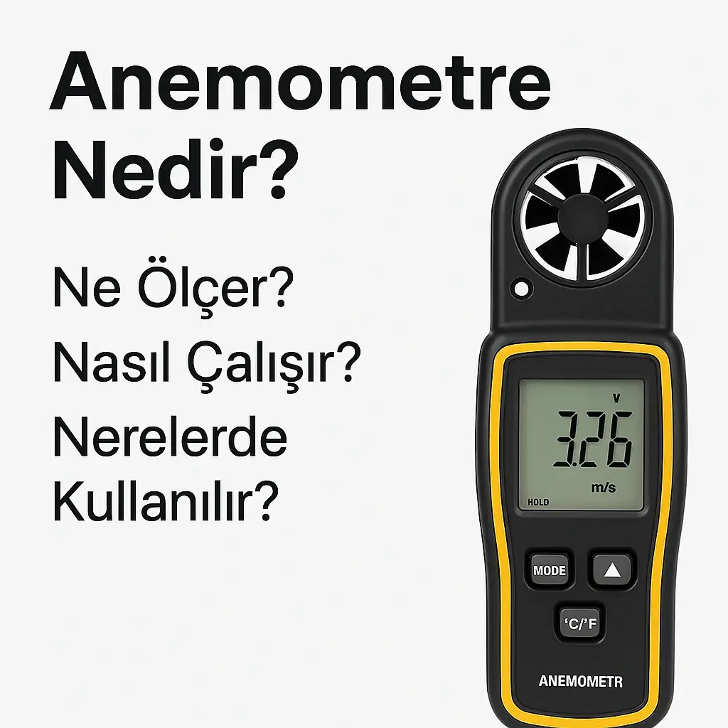 Anemometre Nedir? Ne Ölçer, Nasıl Çalışır ve Nerelerde Kullanılır?