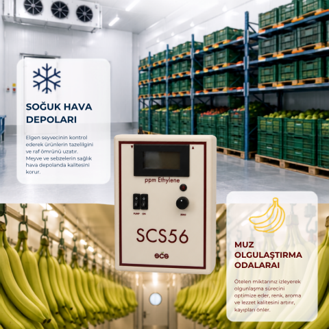 SCS56 Etilen Ölçüm ve Takip Cihazı
