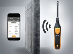 Testo 605i Akıllı Telefon ile Kullanılabilen Sıcaklık ve Nem Ölçer