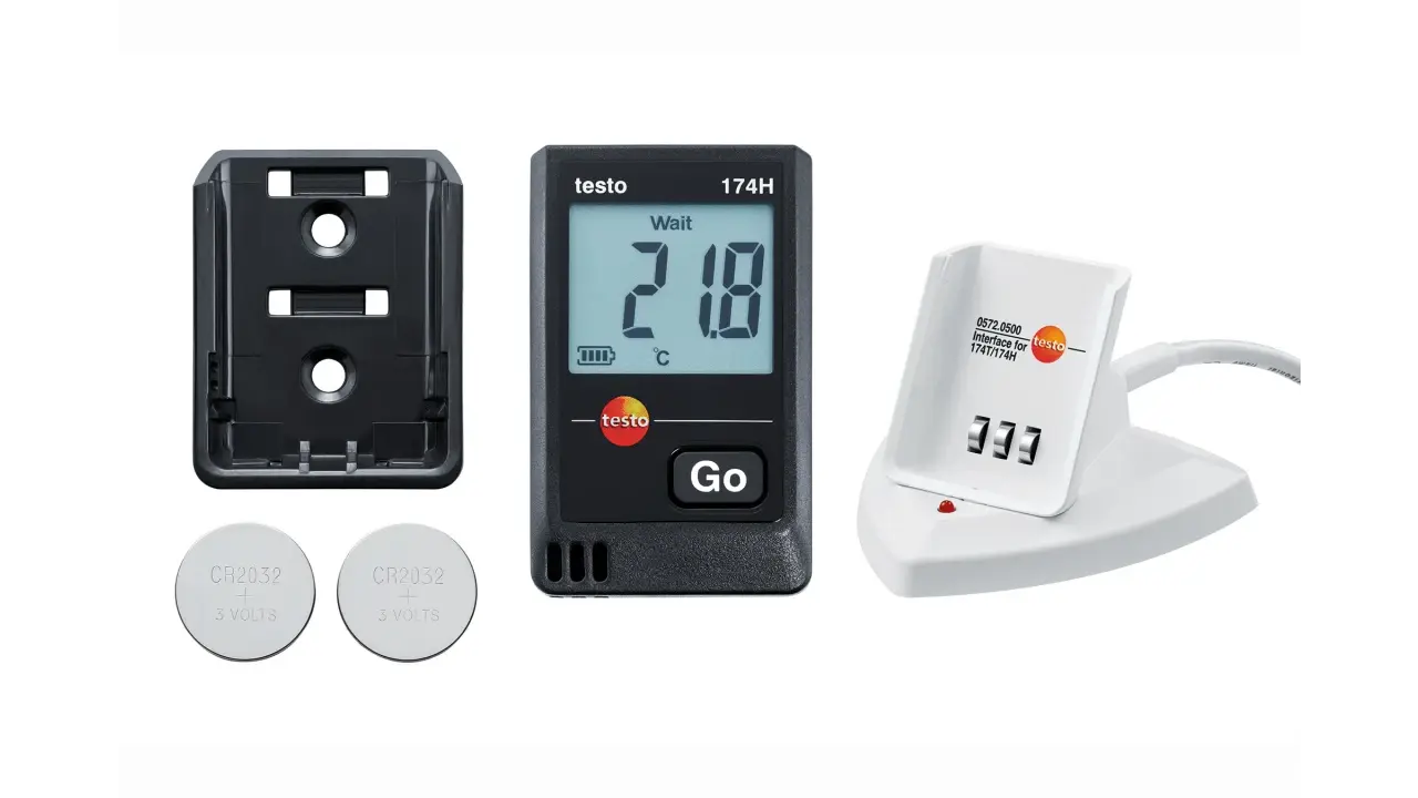 testo 174 H Seti - Sıcaklık ve nem data logger seti