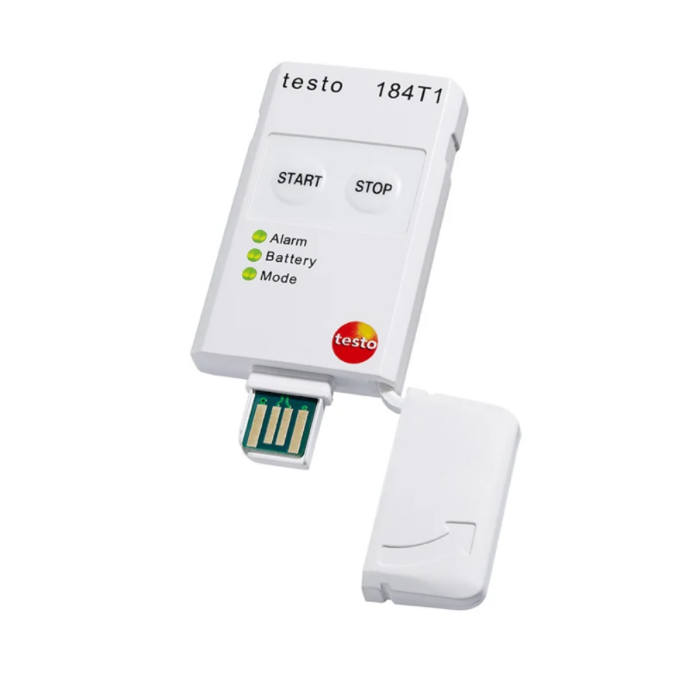 Testo 184 T1 Tek Kullanımlık Sıcaklık Datalogger | 90 Günlük İzleme