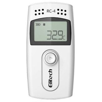 Elitech RC-4  Sıcaklık Kaydedici Datalogger | PDF Rapor | Kablolu Sensör