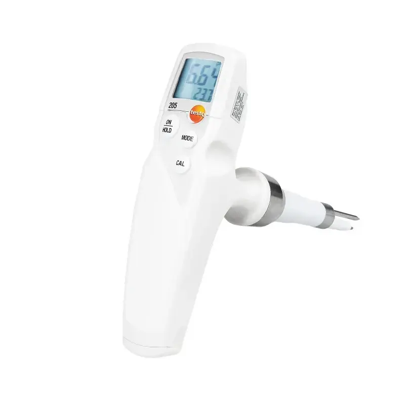Testo 205 Et ve Gıda İçin pH metre / Sıcaklık Ölçer