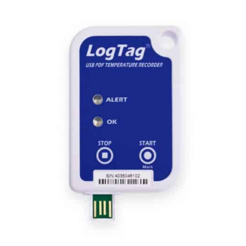 LogTag USRIC-8 Tek Kullanımlık Sıcaklık Kayıt Cihazı, Datalogger