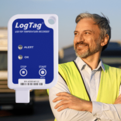 LogTag USRIC-8 Tek Kullanımlık Sıcaklık Kayıt Cihazı, Datalogger