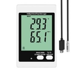 20E Dijital Sıcaklık ve Nem Kaydedici Datalogger | Sesli Alarm ve Otomatik PDF Rapor