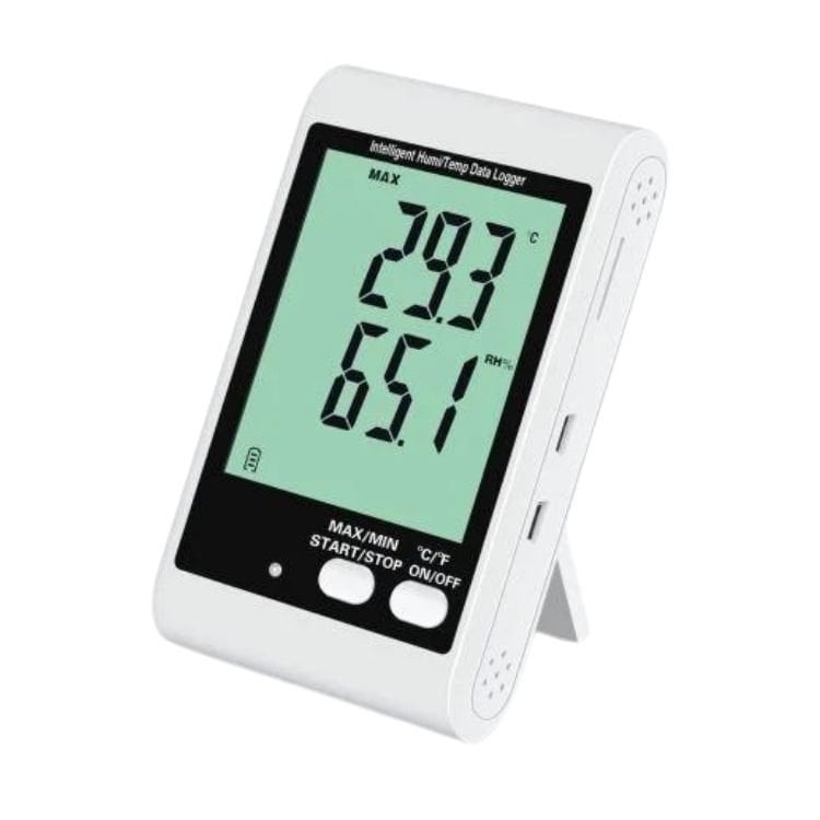 20E Dijital Sıcaklık ve Nem Kaydedici Datalogger | Sesli Alarm ve Otomatik PDF Rapor