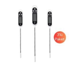 TP300 Dijital Çubuk Tip Gıda Termometresi (3'lü Set)