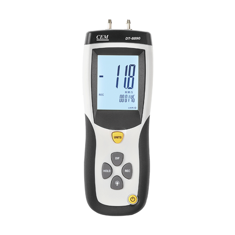 CEM DT-8890 Fark Basınç Ölçer Manometre