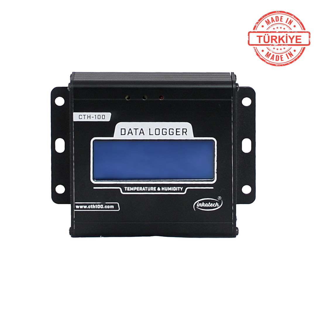 İnkatech CTH100 - Ethernet Bağlantılı Sıcaklık ve Nem Takip Cihazı