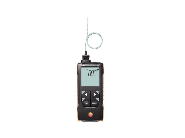 Testo 925 App bağlantılı, T-C-K Tipi için Sıcaklık Ölçer