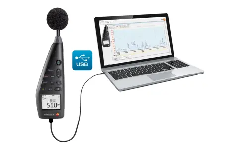 testo 816-1 - Gürültü seviyesi ölçüm cihazı