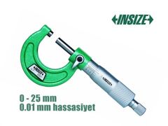 Insize 3203-25A Dış Çap Mekanik Mikrometre 0-25 mm 0,01 mm