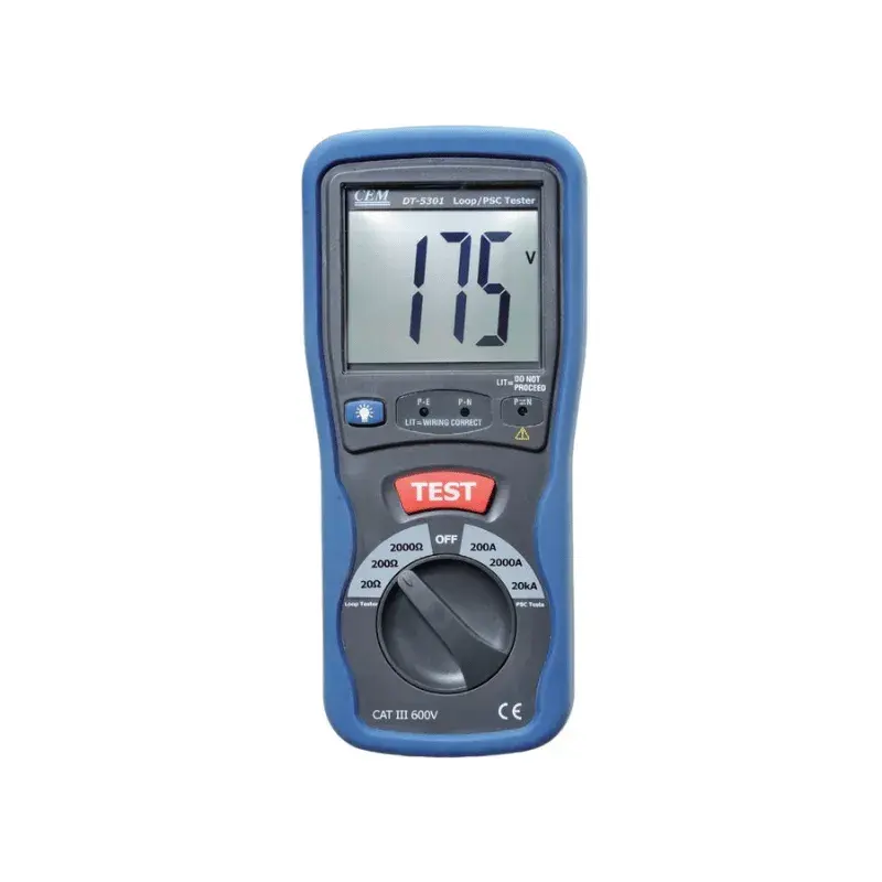 CEM DT-5301 Kazıksız (Prizden) Topraklama Direnci Ölçer