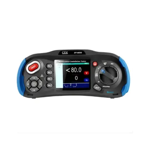 CEM DT-6650 Çok Fonksiyonlu Tesisat Test Cihazı