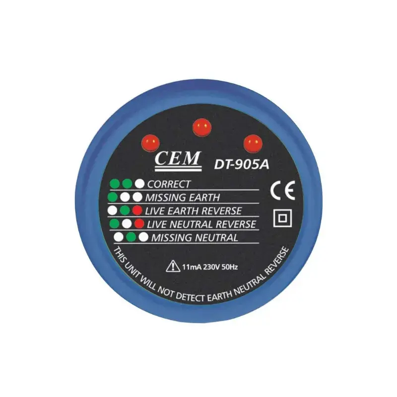 CEM DT-905A Soket Polarite Test Cihazı