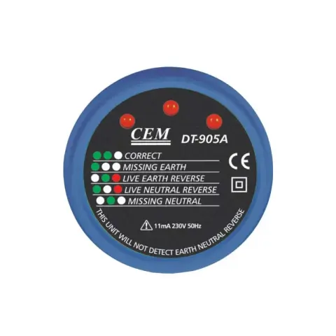 CEM DT-905A Soket Polarite Test Cihazı