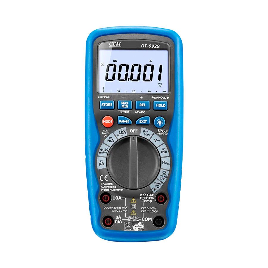 Cem DT-9929 Profesyonel T-RMS Endüstriyel Multimetre