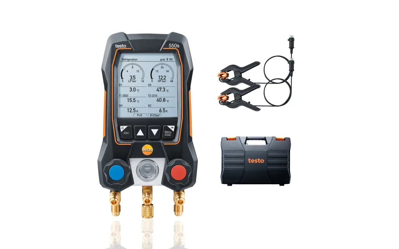 testo 550s akıllı dijital manifold