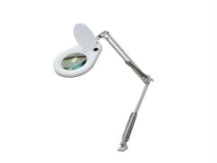 ADN-60L LED Işıklı Masa Bağlantılı Büyüteç – Profesyonel 5X Cam Lensli