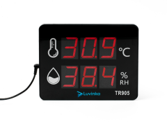 Luvinka TR905 Duvar Tipi Dijital Termo&Higrometre | Alarm-21cm Ekran