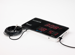 Luvinka TR903B  5m Kablolu Termometre | Saat-Alarm-25cm Ekran