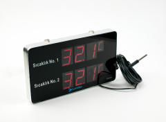 Luvinka TR933A Dijital  İç&Dış Sıcaklık Ölçer | Alarm-25cm Ekran