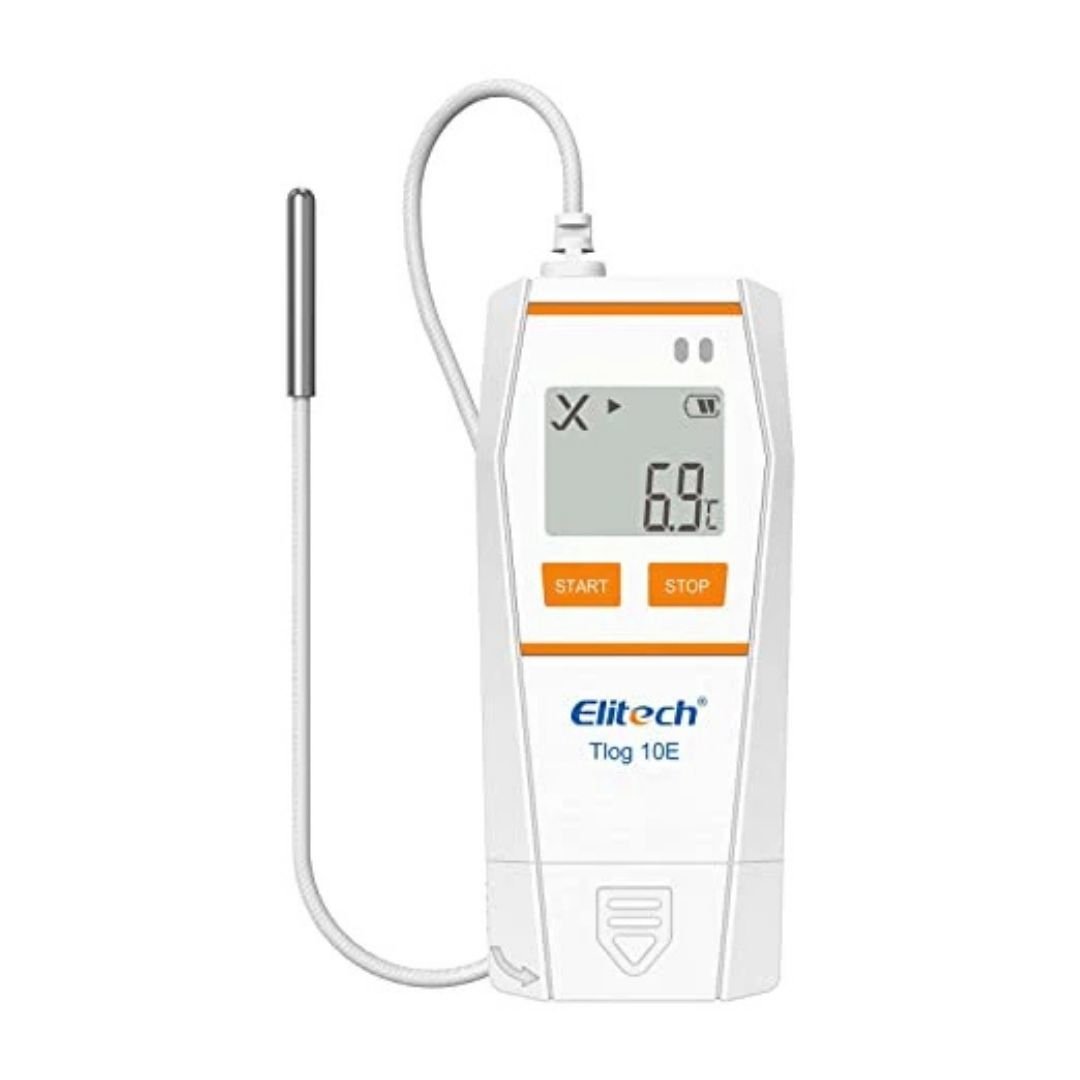 Elitech Tlog 10E Sıcaklık Kaydedici Datalogger | Otomatik PDF Rapor