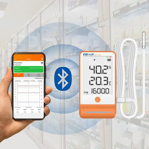Elitech GSP-6 Pro Akıllı Sıcaklık ve Nem Kaydedici