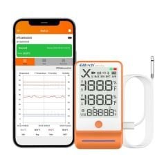 Elitech GSP-6 Pro Sıcaklık ve Nem Kaydedici Datalogger | Bluetooth ve Mobil Uygulama Özellikli