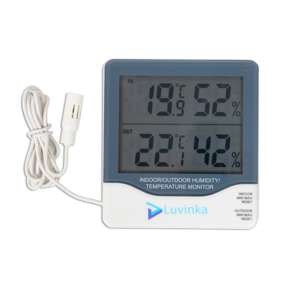 Luvinka CH-927 İç ve Dış Ortam Sıcaklık ve Nem Ölçer