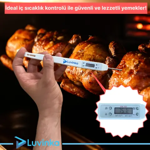 Luvinka CH-103 Saplama Problu Gıda Termometresi