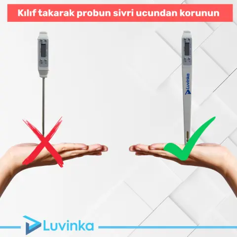 Luvinka CH-103 Saplama Problu Gıda Termometresi