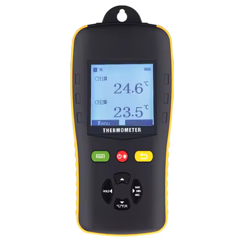 Tzone TC602 Kalibrasyonlu Termokupl Sıcaklık Ölçer Datalogger ''K/T/J Tipi Uyumlu''