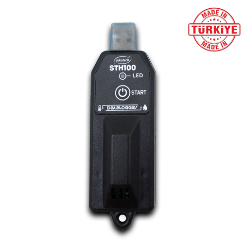 STH100 Tek Kullanımlık Dijital Sıcaklık ve Nem Kayıt Cihazı
