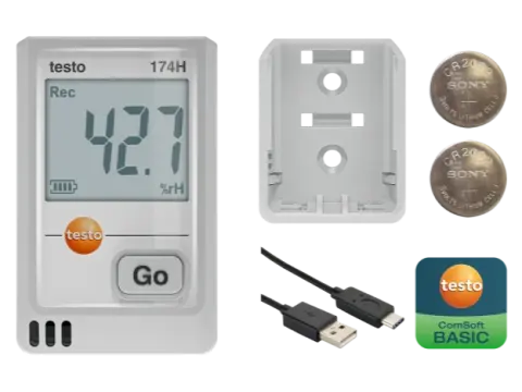 Testo 174 H – Mini Sıcaklık ve Nem Data Logger