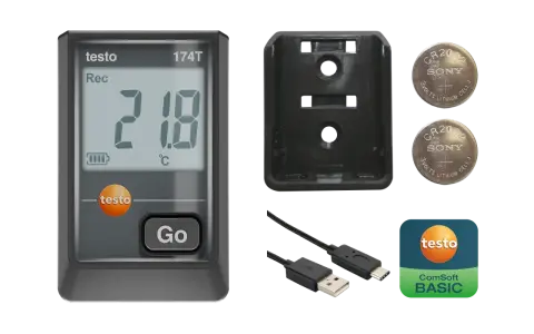 Testo 174 T – Mini Sıcaklık Data Logger USB-C