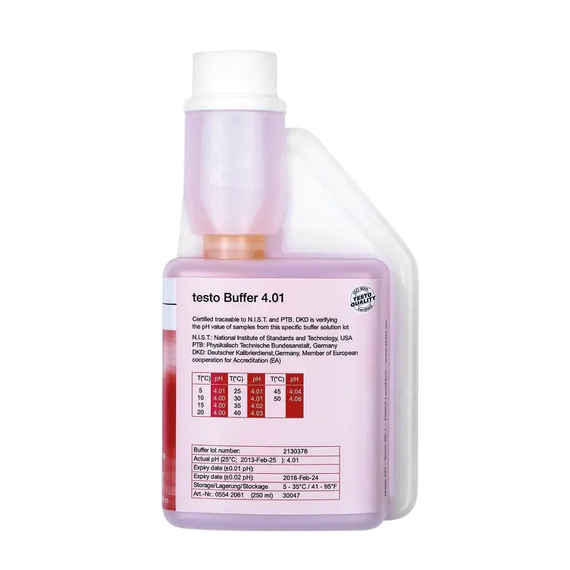 pH 4.01 Tampon Çözelti Kalibrasyon Sıvısı