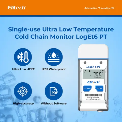 Elitech LogEt 6 PT Dry Ice USB Data Logger