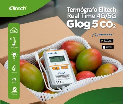 Elitech GLog 5B-TH Tek Kullanımlık IoT Sıcaklık ve Nem Data Logger