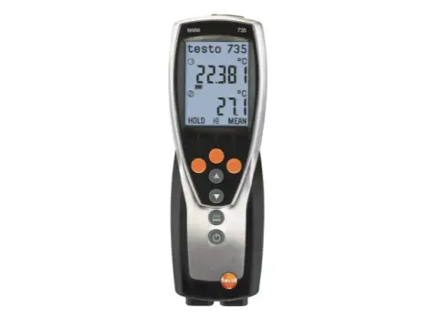 Testo 735-2 - 3 Kanallı Sıcaklık Ölçüm Cihazı