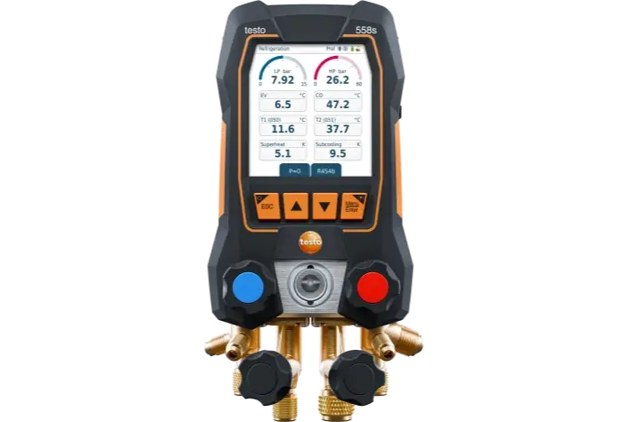 Testo 558s Akıllı Dijital Manifold Seti