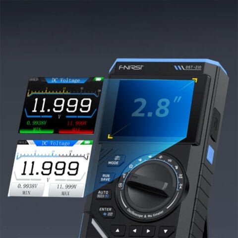 FNIRSI DST-210 El Tipi Osiloskop + Multimetre + Sinyal Jeneratörü