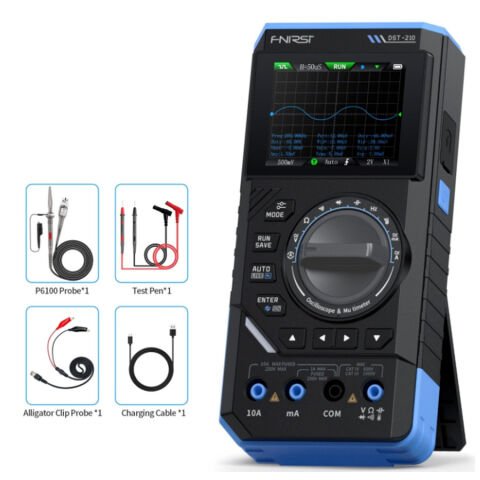 FNIRSI DST-210 El Tipi Osiloskop + Multimetre + Sinyal Jeneratörü