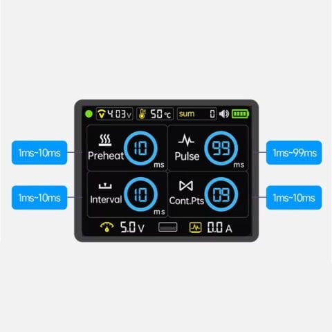 FNIRSI SWM-20 Taşınabilir Pil Punta Kaynak Makinesi