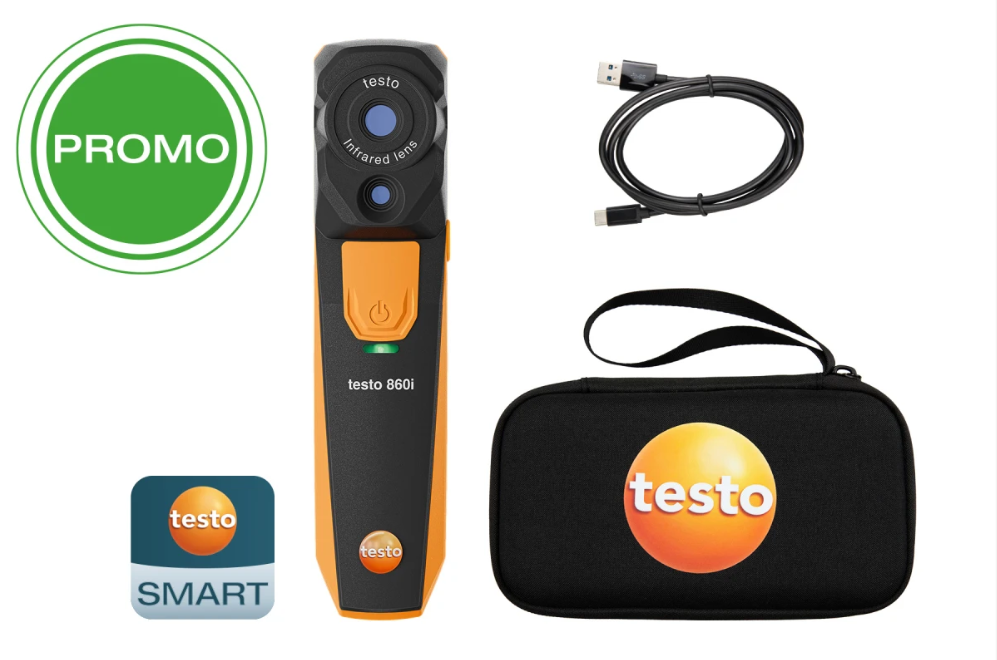 testo 860i seti - Akıllı telefonlar için kablosuz termal kamera