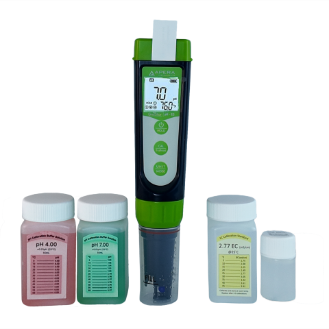 Apera GroStar GS4 Toprak pH/EC/Sıcaklık Ölçer - Profesyonel Kit