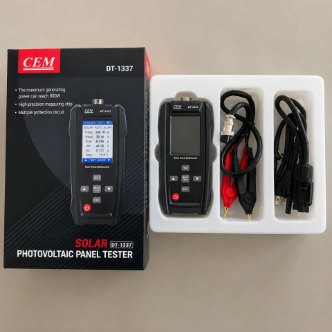 CEM DT-1337 Solar Panel Test Cihazı